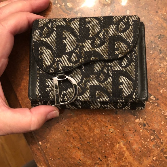 christian dior small wallet